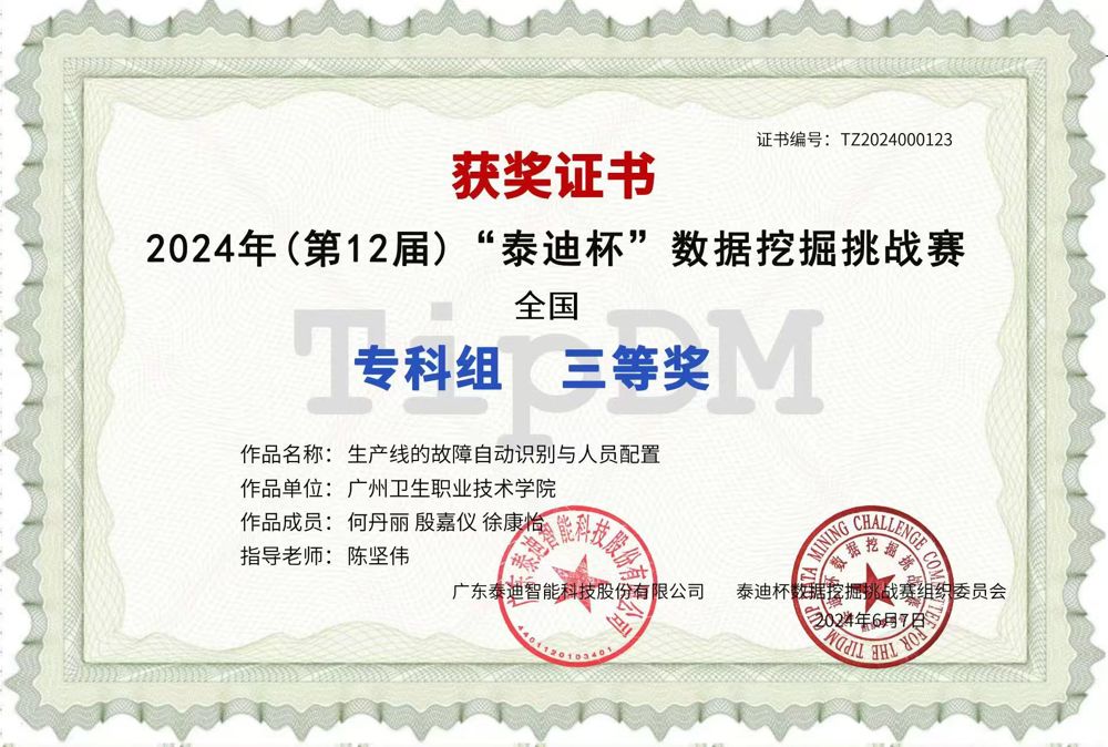 何丹丽组国赛三等奖 何丹丽组国赛三等奖